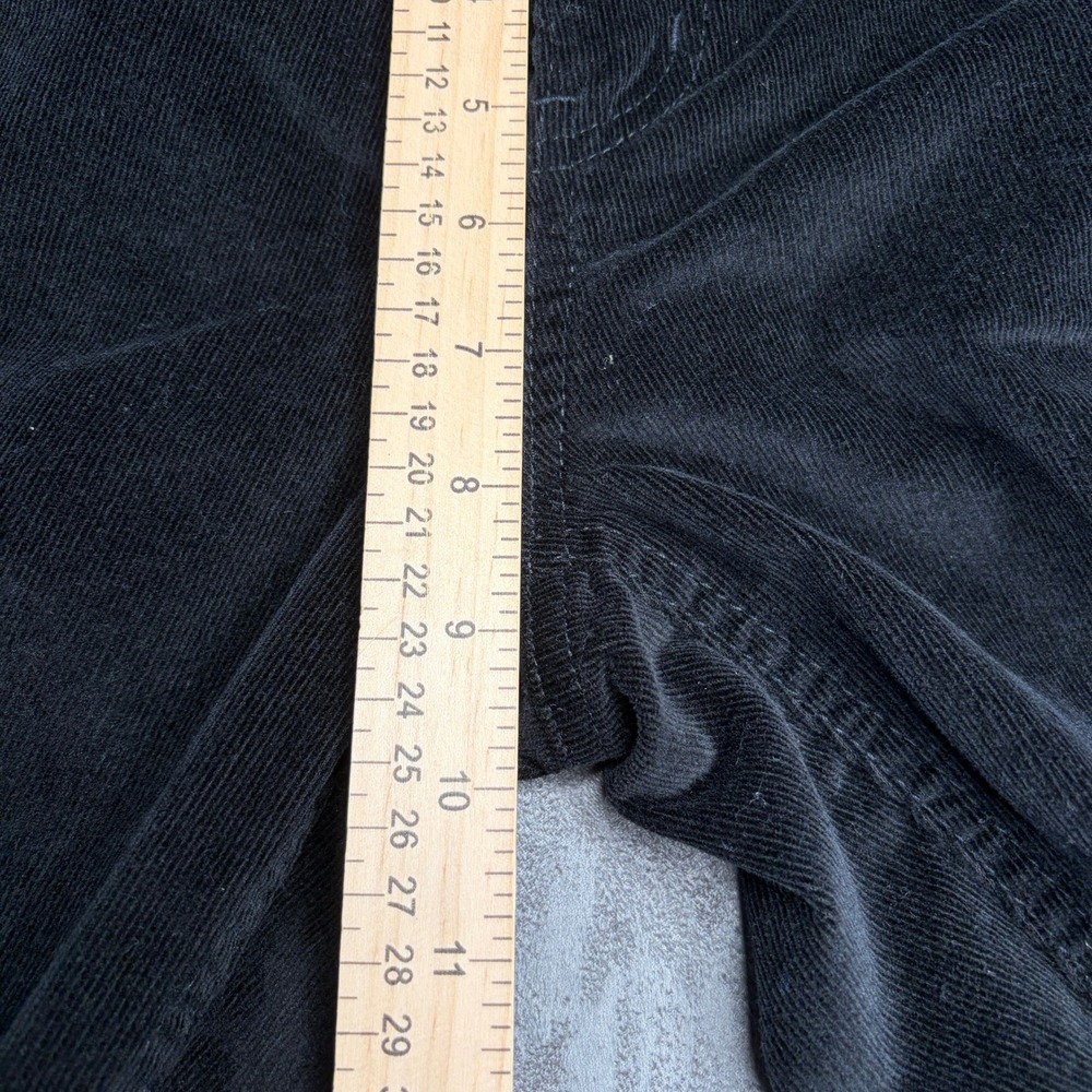 Vtg Y2K The Limited Corduroy Pants Women 6 Drew Fit Black Stretch Bootcut Preppy - Picture 9 of 13
